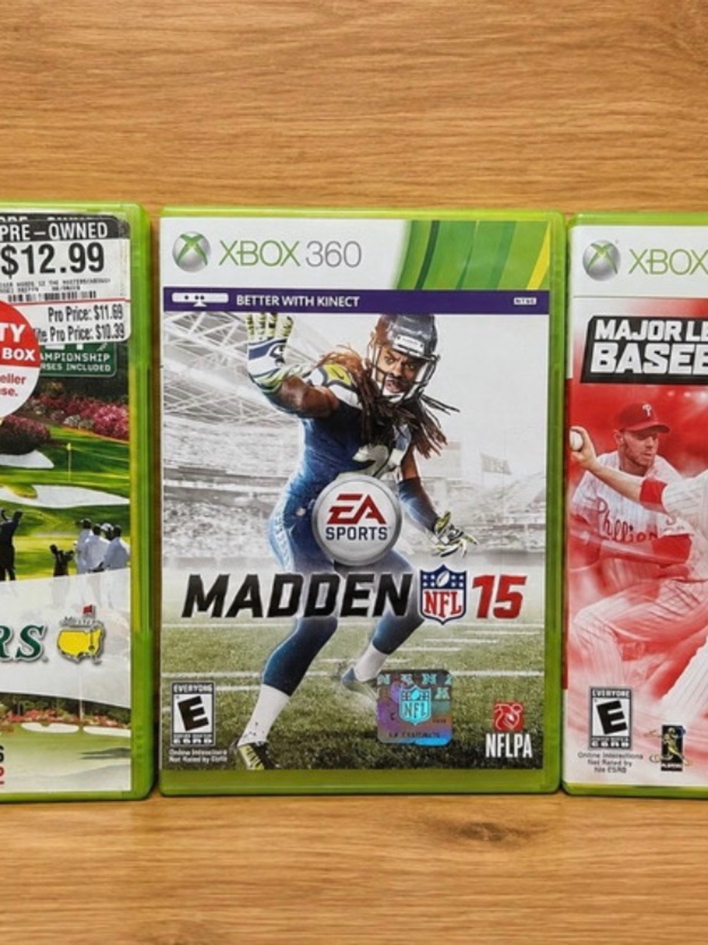 Bundle of 3 Xbox 360 sports games